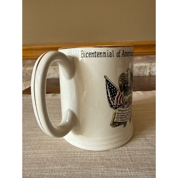 Lord Nelson Pottery Bicentennial of American Independance Mug 1776-1976 England - Picture 3 of 15